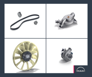 RICAMBI ORIGINALI MAN PER CINGHIE E MOTORI
